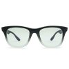 3893 – Matte Black – Clear – front