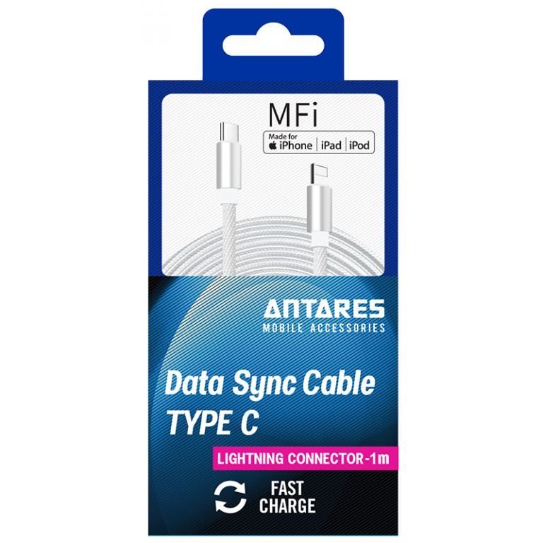 Data Sync Cable Type C to Lightning 1M Product & Merchandising Options